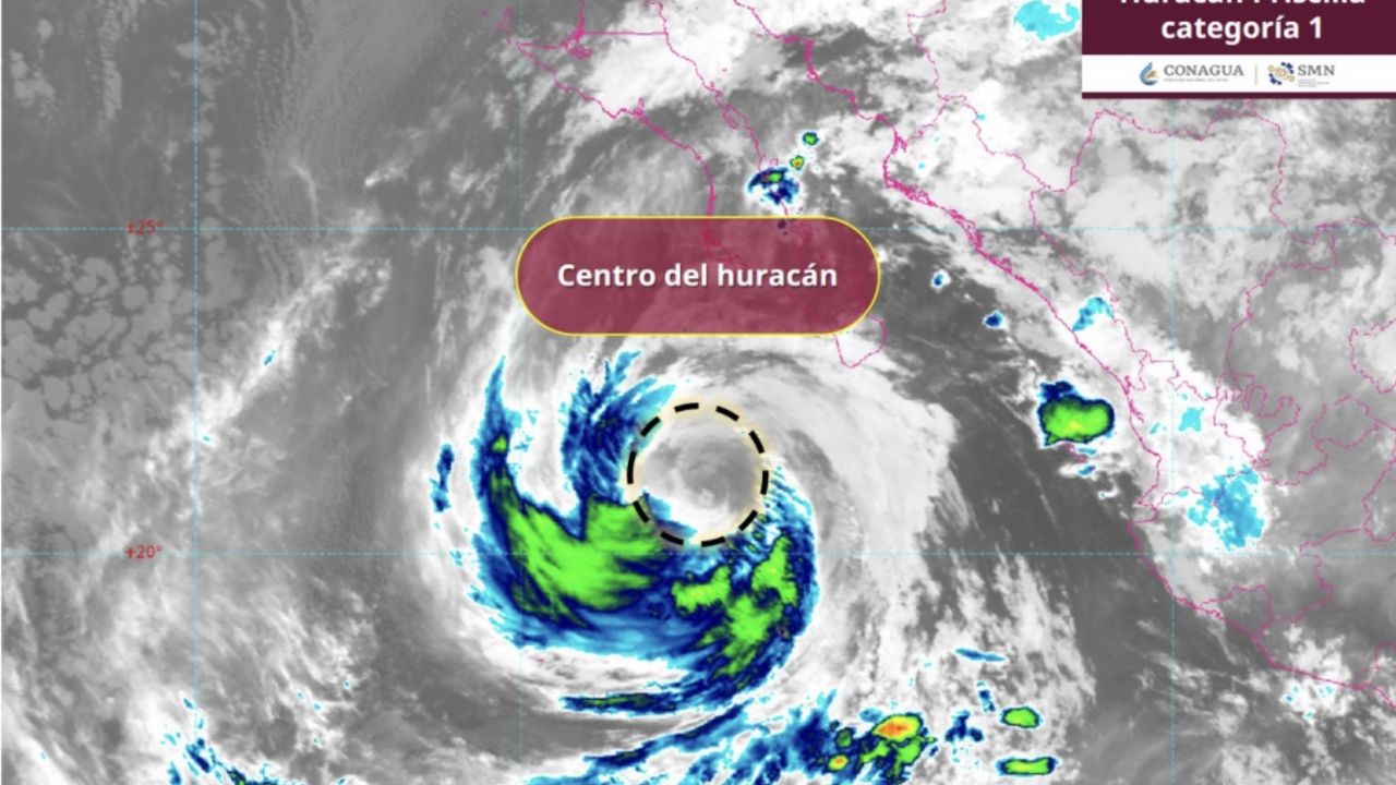 Alerta por el HURACÁN ‘Priscilla’ en el noroeste de México: Efectos de HOY 8 de octubre