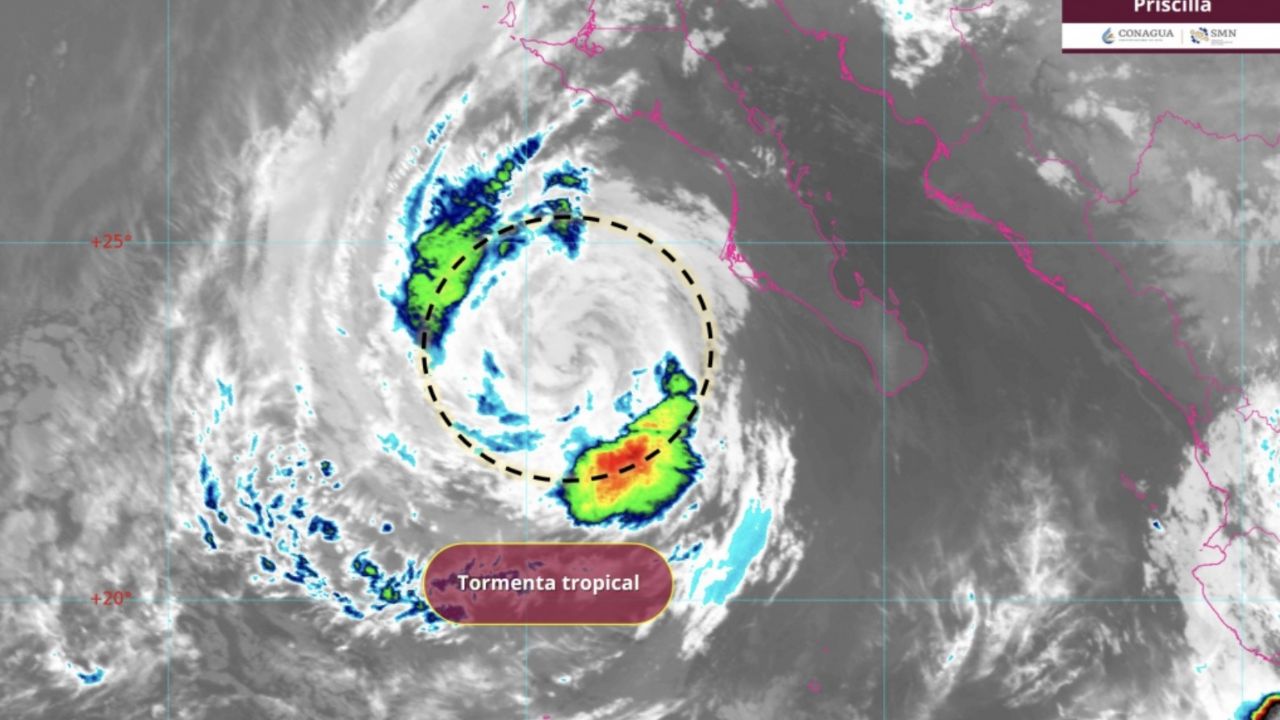 Ciclón ‘Priscilla’ pierde fuerza: ¿Cuáles serán sus efectos en México HOY jueves 9 de octubre?