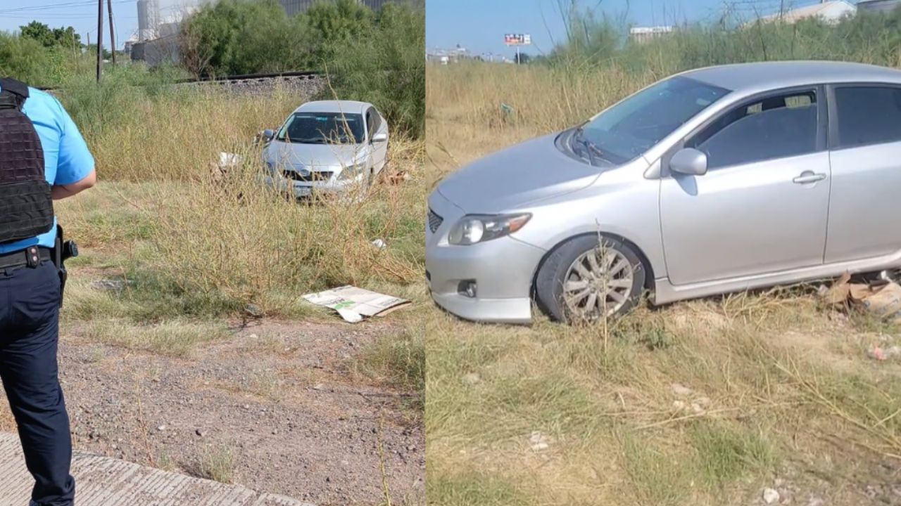 FOTOS: Vehículo se sale del camino frente a Central de Abastos en Ciudad Obregón; conductor sobrevive