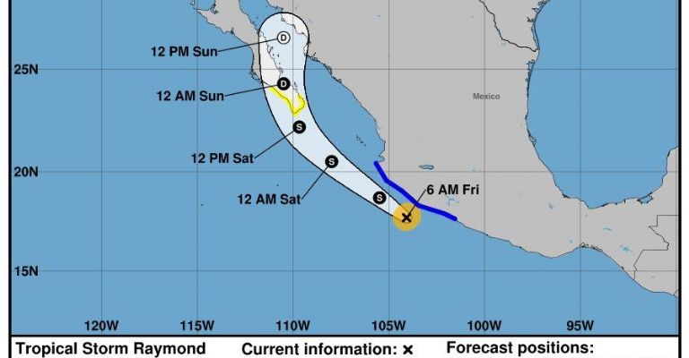 Las autoridades en Sonora están alertando por lluvias muy fuertes para este sábado 11 de octubre