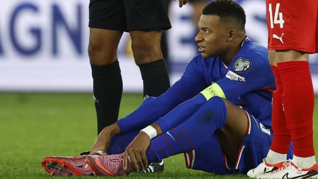 Kylian Mbappé podría perderse partidos con el Real Madrid luego de su lesión con Francia