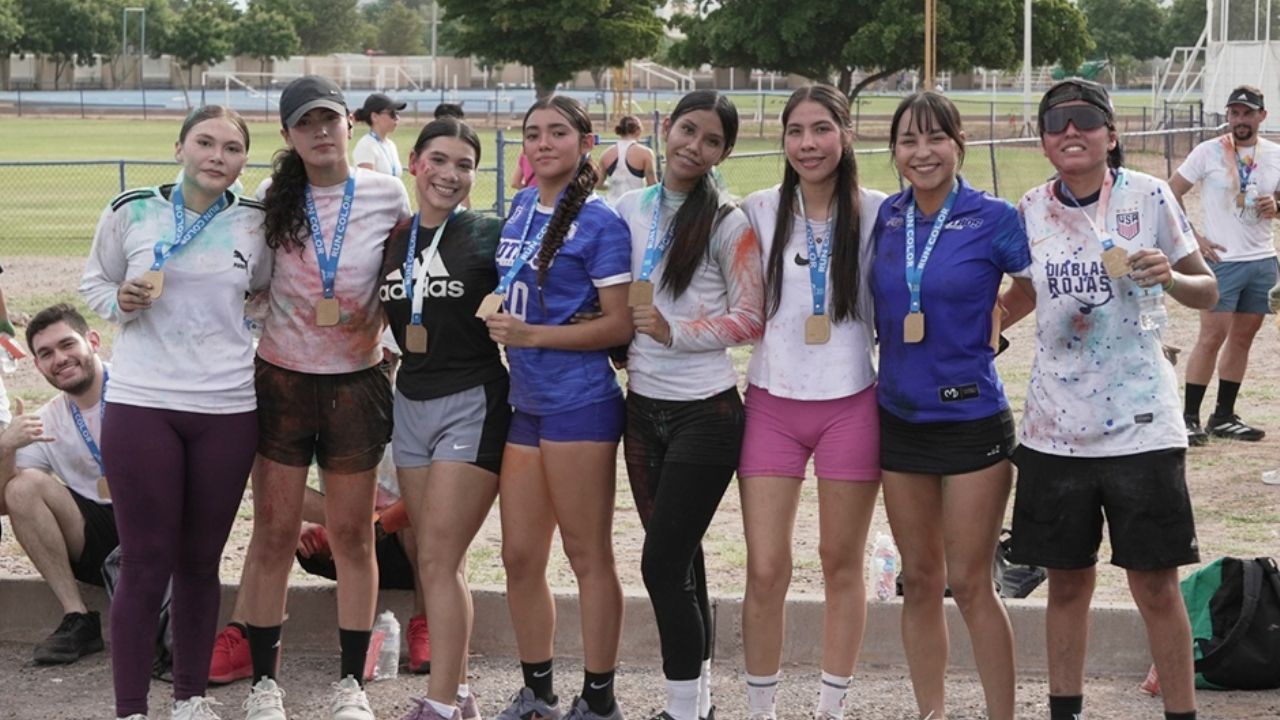 Ciudad Obregón: ‘Carrera de Colores’ reúne a la comunidad Itson en festejo por su 70 aniversario