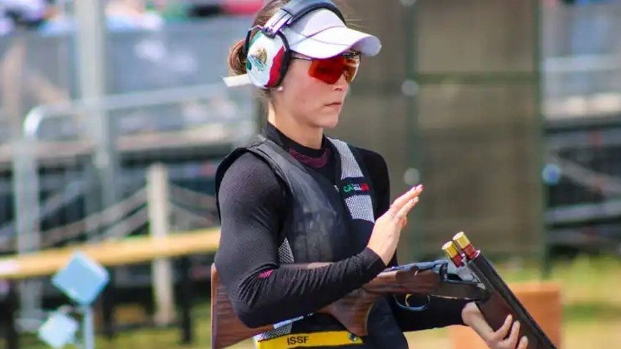 Gabriela Rodríguez gana plata para México en el Campeonato Mundial de Tiro con escopeta