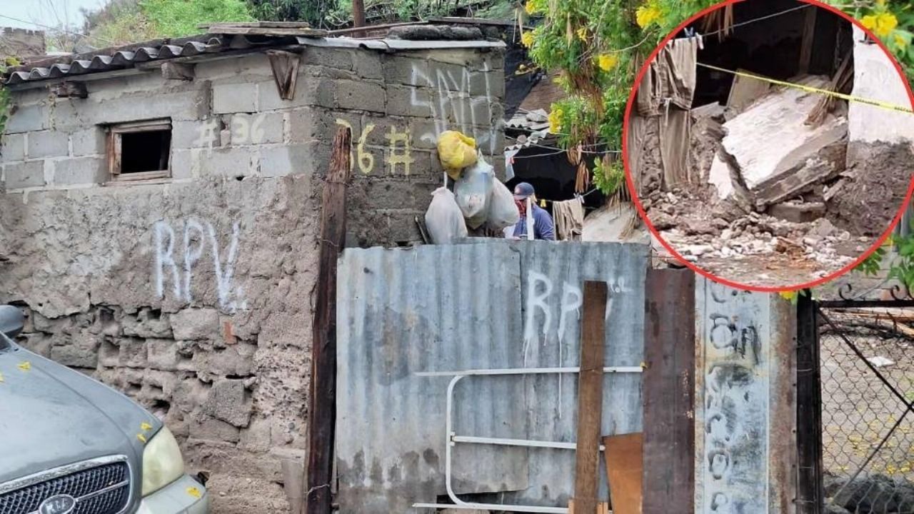 Alerta en Sonora: Pared colapsa por intensas lluvias y deja una víctima en Hermosillo