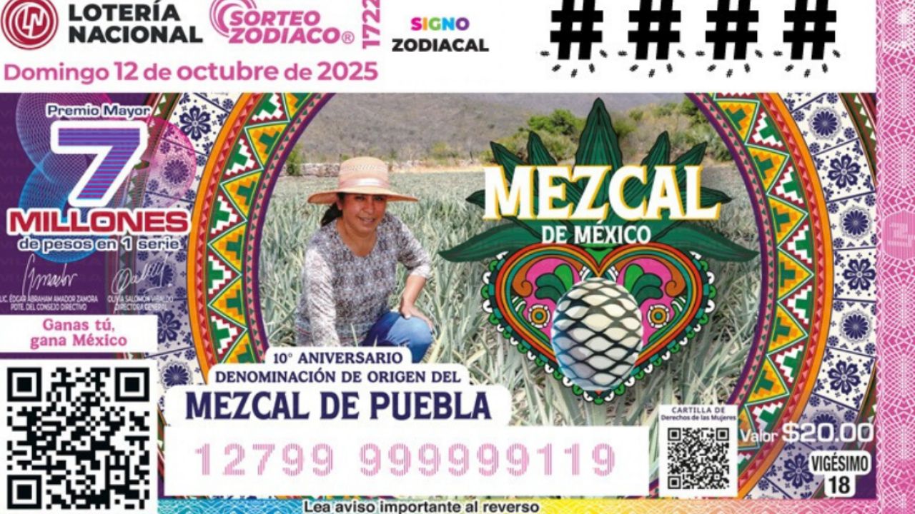 Lista COMPLETA de GANADORES del Sorteo Zodiaco No. 1722 de la Lotería Nacional de HOY, domingo 12 de octubre