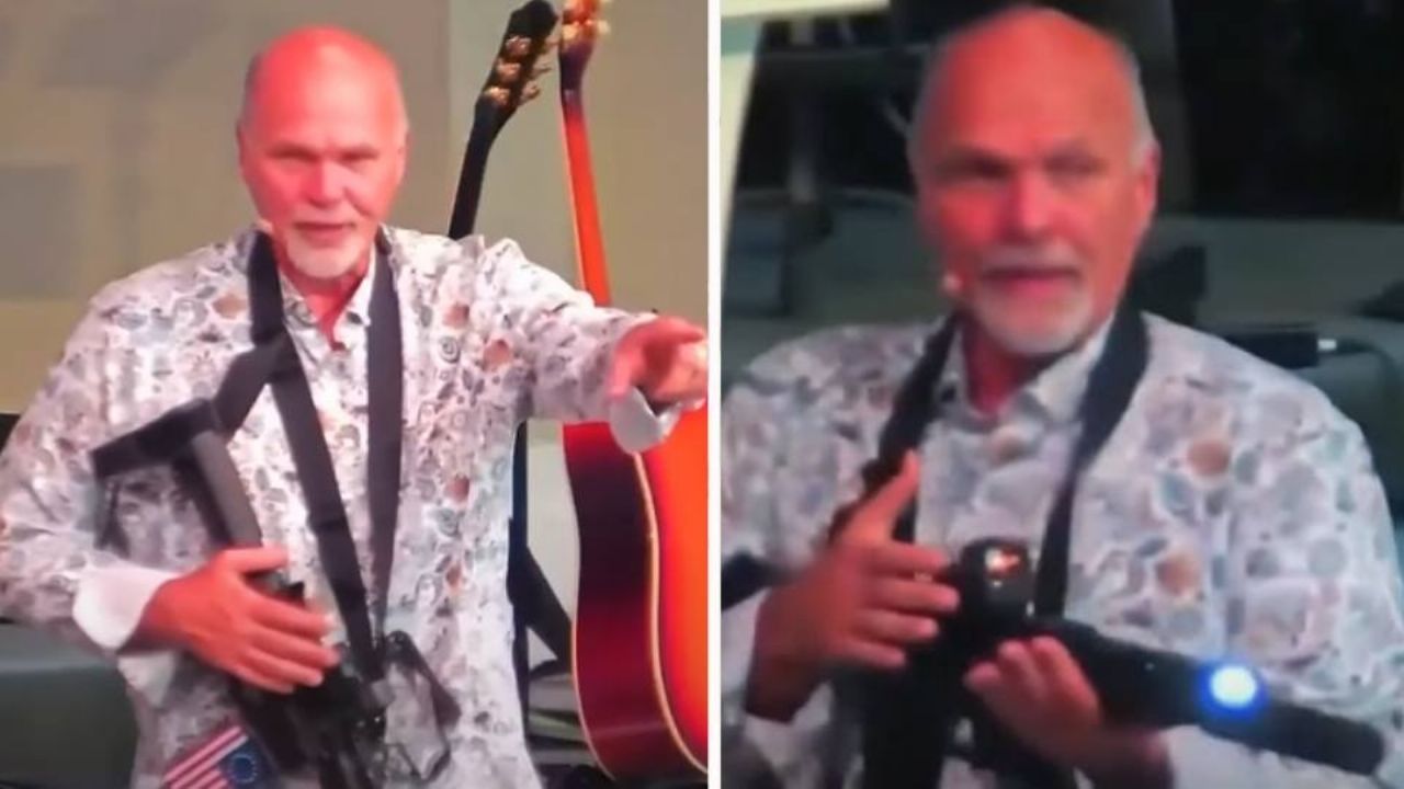 VIDEO: Pastor usa un rifle AR-15 y apunta a los fieles durante su sermón en Pensilvania