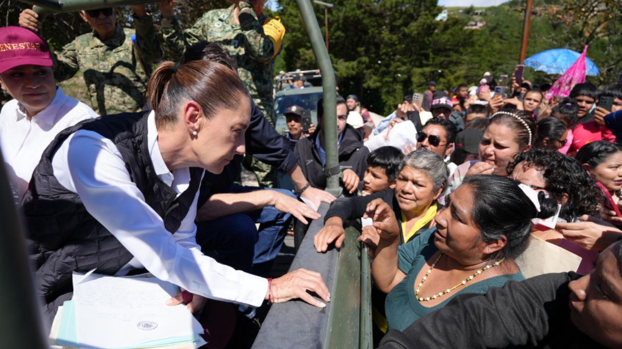 Sheinbaum recorre estados afectados por tormenta ‘Raymond’ y garantiza recursos para afectados