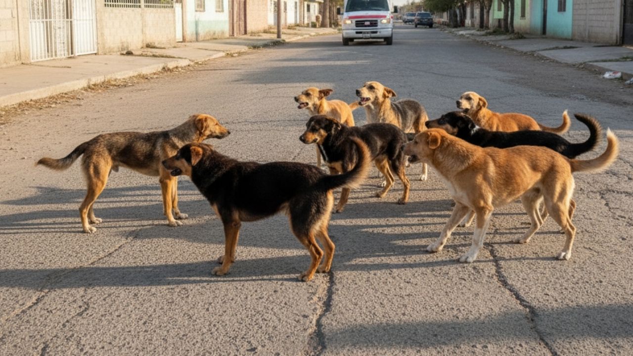 Mujer de 51 años termina en el hospital tras agresión de jauría de perros en Nogales