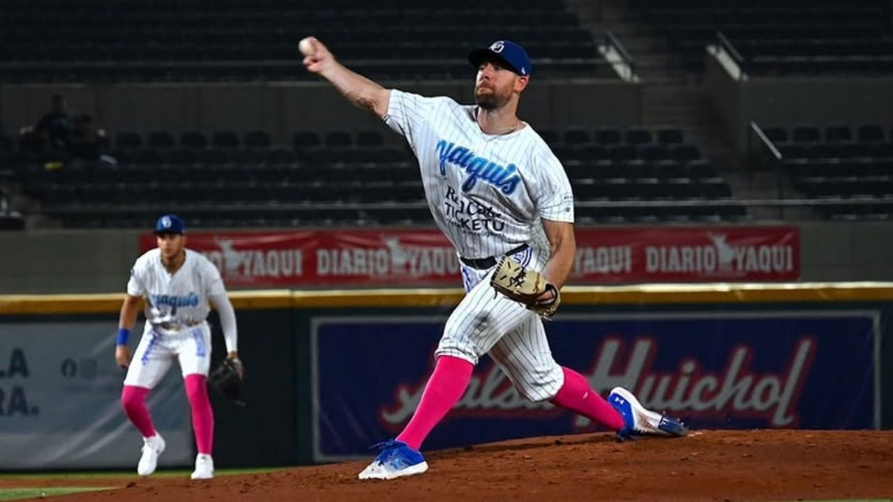 Yaquis de Obregón anuncia su octavo refuerzo extranjero; exlanzador de MLB regresa a ‘La Tribu’