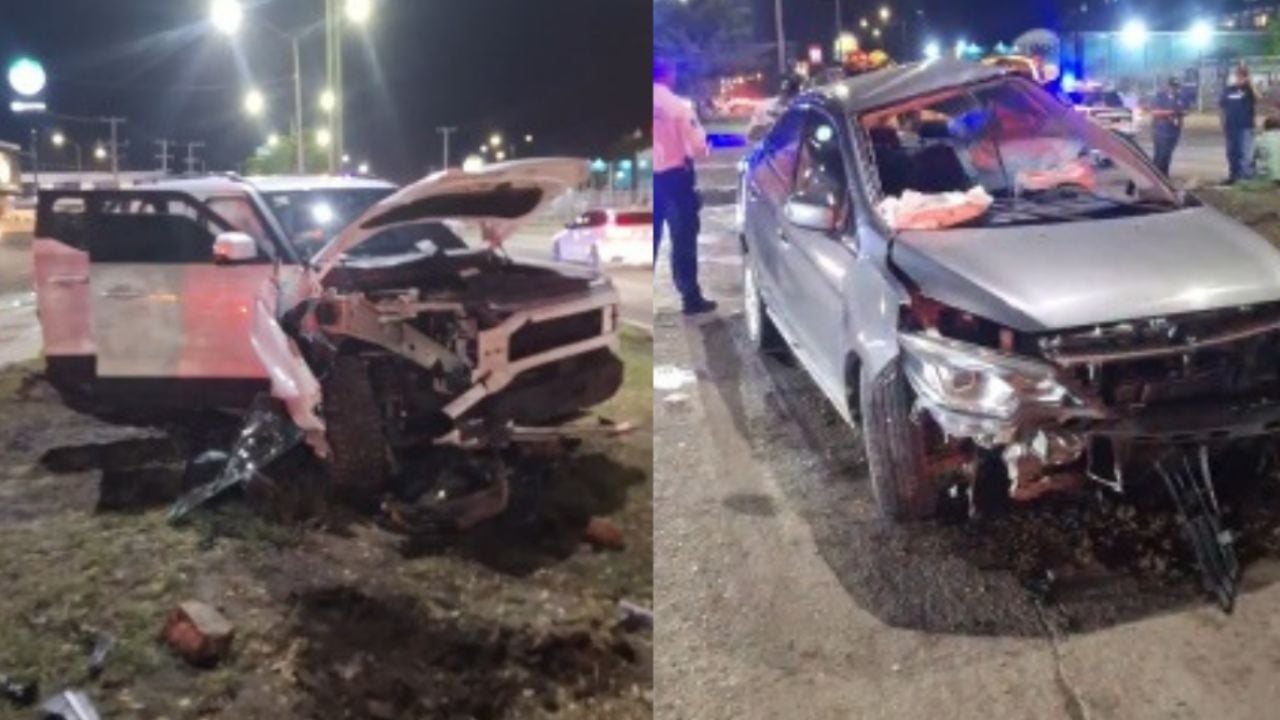 FOTOS: Dos mujeres, una menor de edad, quedan lesionadas en TREMENDO CHOQUE en Hermosillo