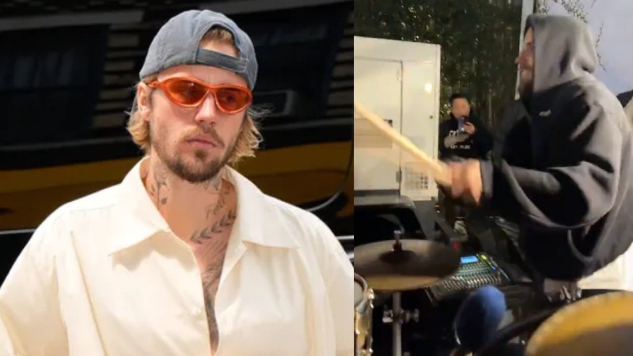 VIDEO: Justin Bieber es captado de fiesta al tocar y bailar al ritmo de la banda sinaloense