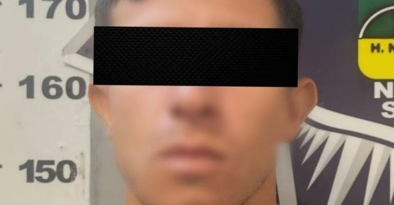 El detenido fue identificado como Miguel 'N', de 33 años de edad. 