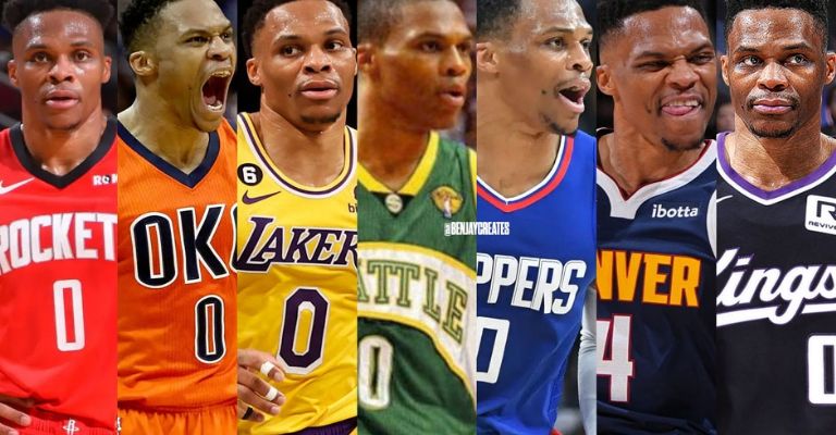 Westbrook vestirá su séptimo jersey en la NBA