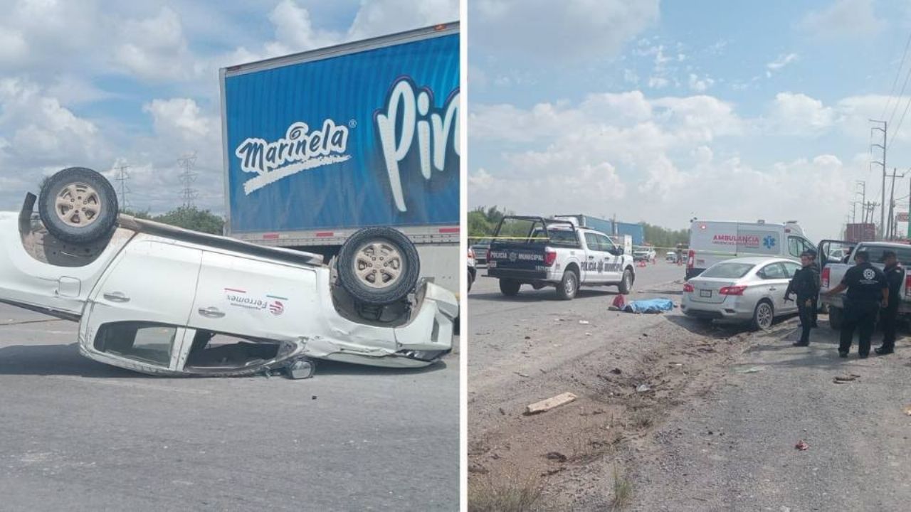 Tragedia en Nuevo León: Accidente múltiple deja un muerto y siete heridos en El Carmen