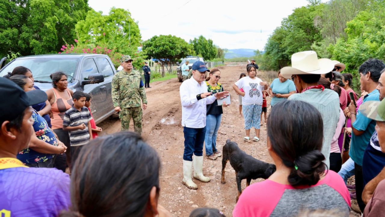 Karla Córdova agradece a Alfonso Durazo por apoyo ante afectaciones por lluvias