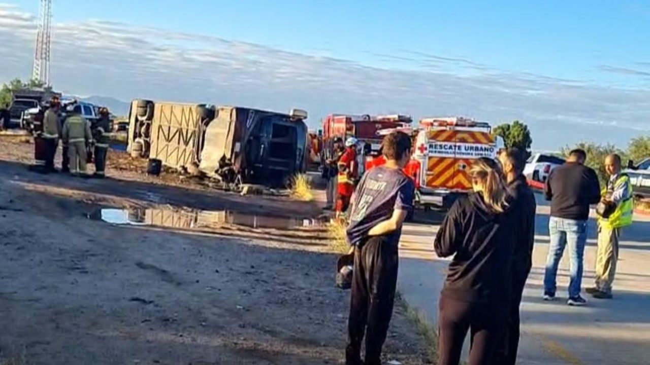 Tragedia en Sonora: Reportan 6 muertos tras fatal accidente de autobús en Carretera Internacional