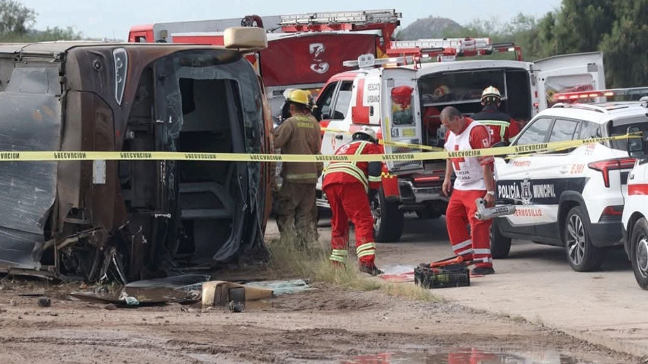 Ya se sabe quiénes son las VÍCTIMAS MORTALES del trágico accidente en Guaymas-Hermosillo