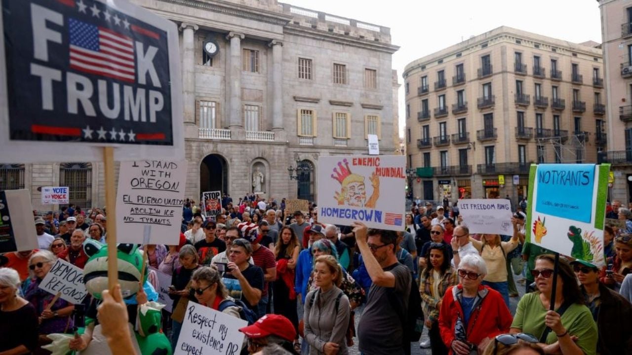 ‘No Kings’: Miles llenan las calles de EU en protesta contra el autoritarismo de Donald Trump