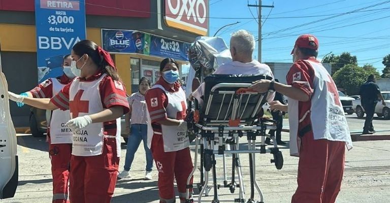 En el lugar de los hechos no trascendió el nombre del adulto mayor lesionado.