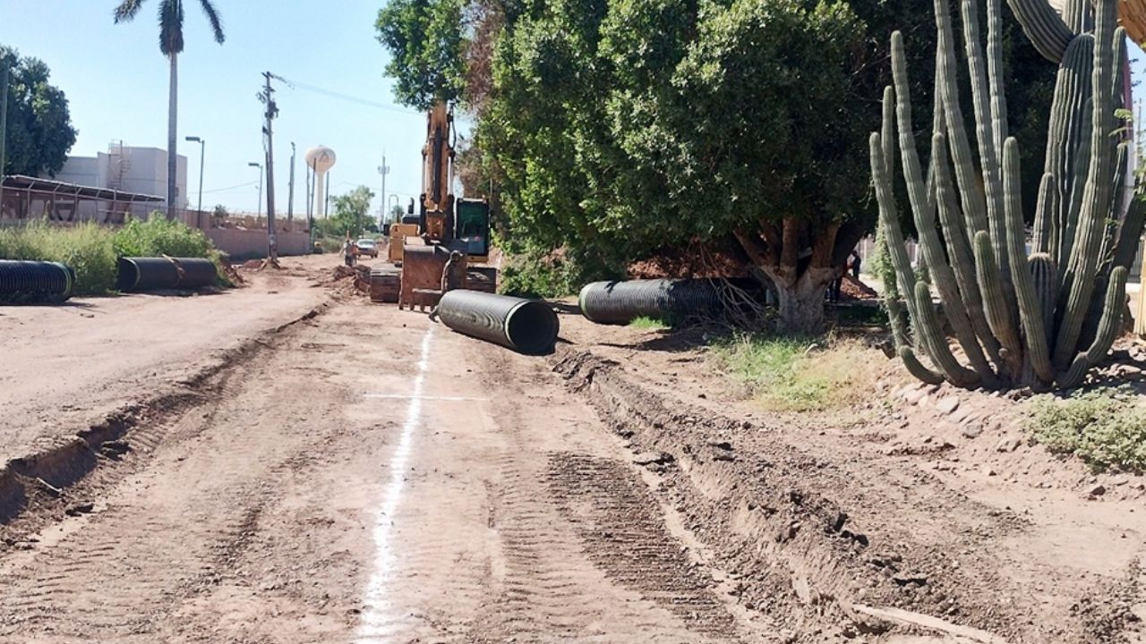 Avanza rehabilitación del bulevar Circunvalación en Ciudad Obregón con un 16.5 por ciento de avance