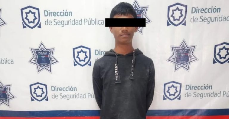 El detenido fue identificado como José Manuel 'N', de 19 años de edad.