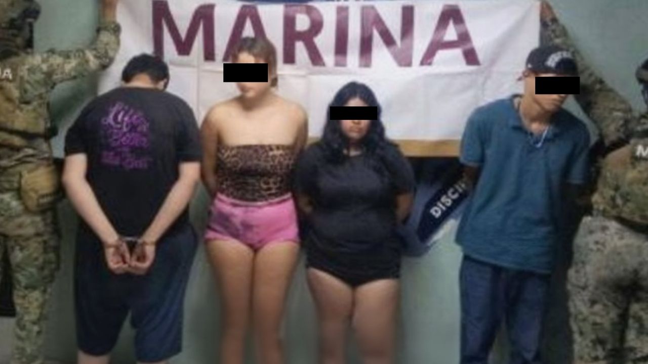 Arrestan a dos mujeres y tres hombres con droga en Ciudad Obregón; les hallaron 83 dosis