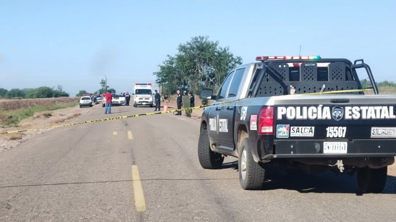 Trágico accidente en Etchojoa: Mueren dos menores tras chocar su moto contra autobús