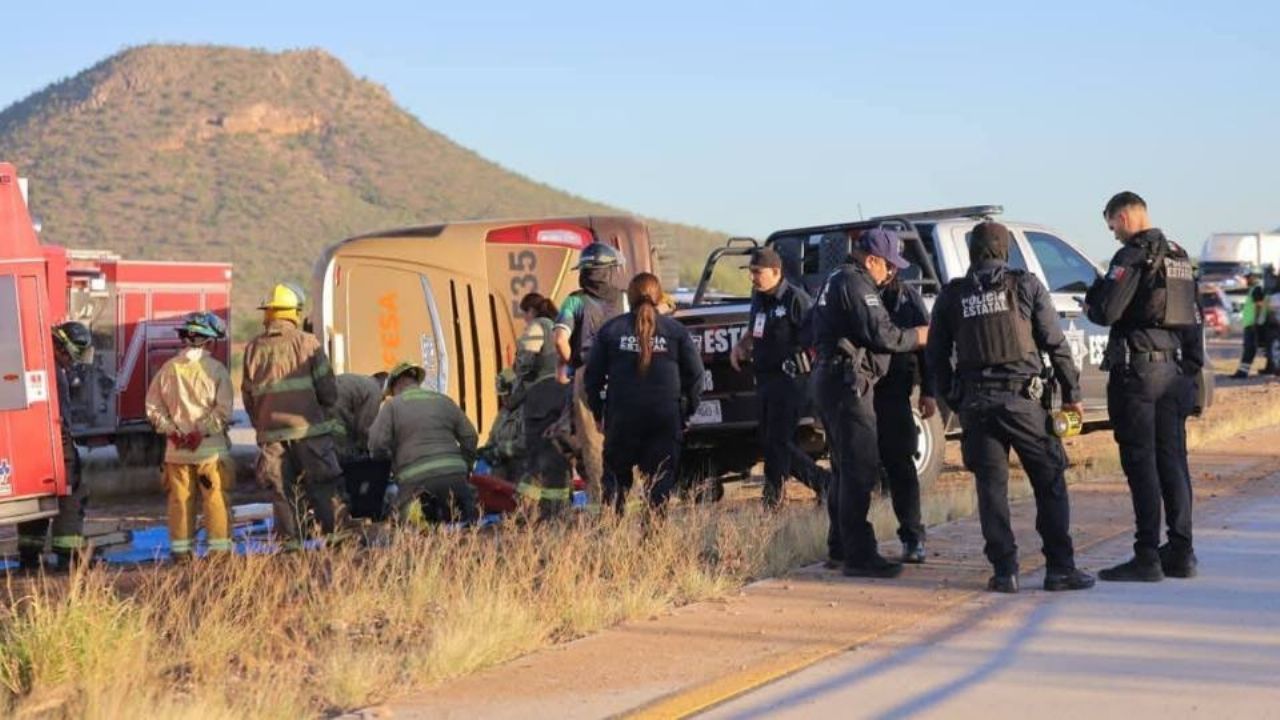 FGJES imputa a choferes de Tufesa tras camionazo en la carretera Guaymas-Hermosillo
