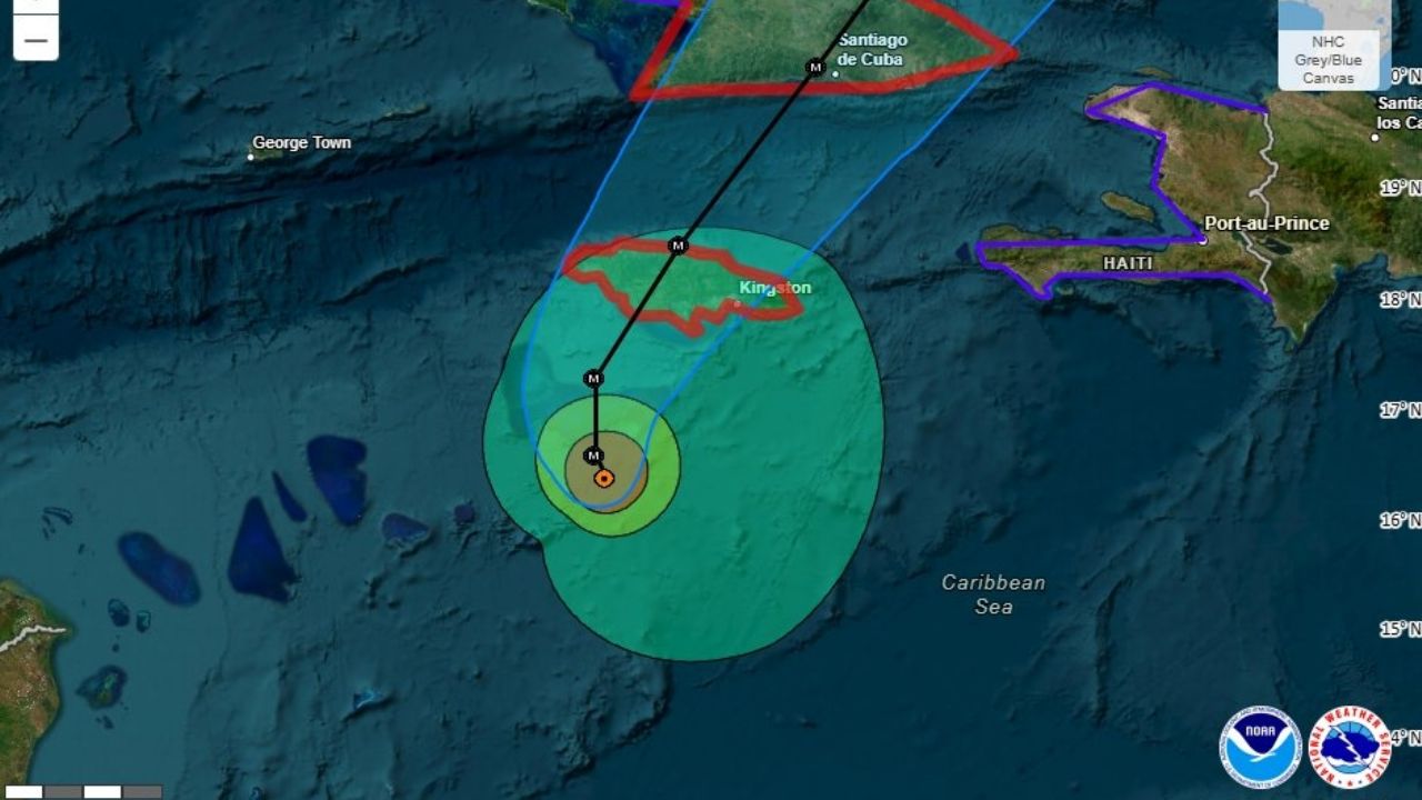 Huracán ‘Melissa’ alcanza categoría 5 en el Caribe; Jamaica, en ALERTA MÁXIMA por impacto