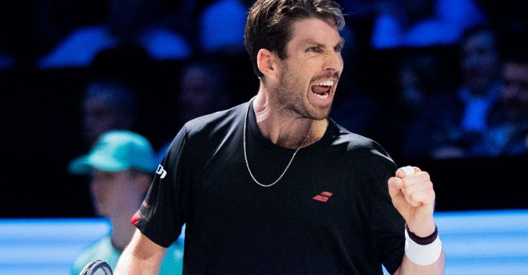 Norrie celebró en grande su triunfo