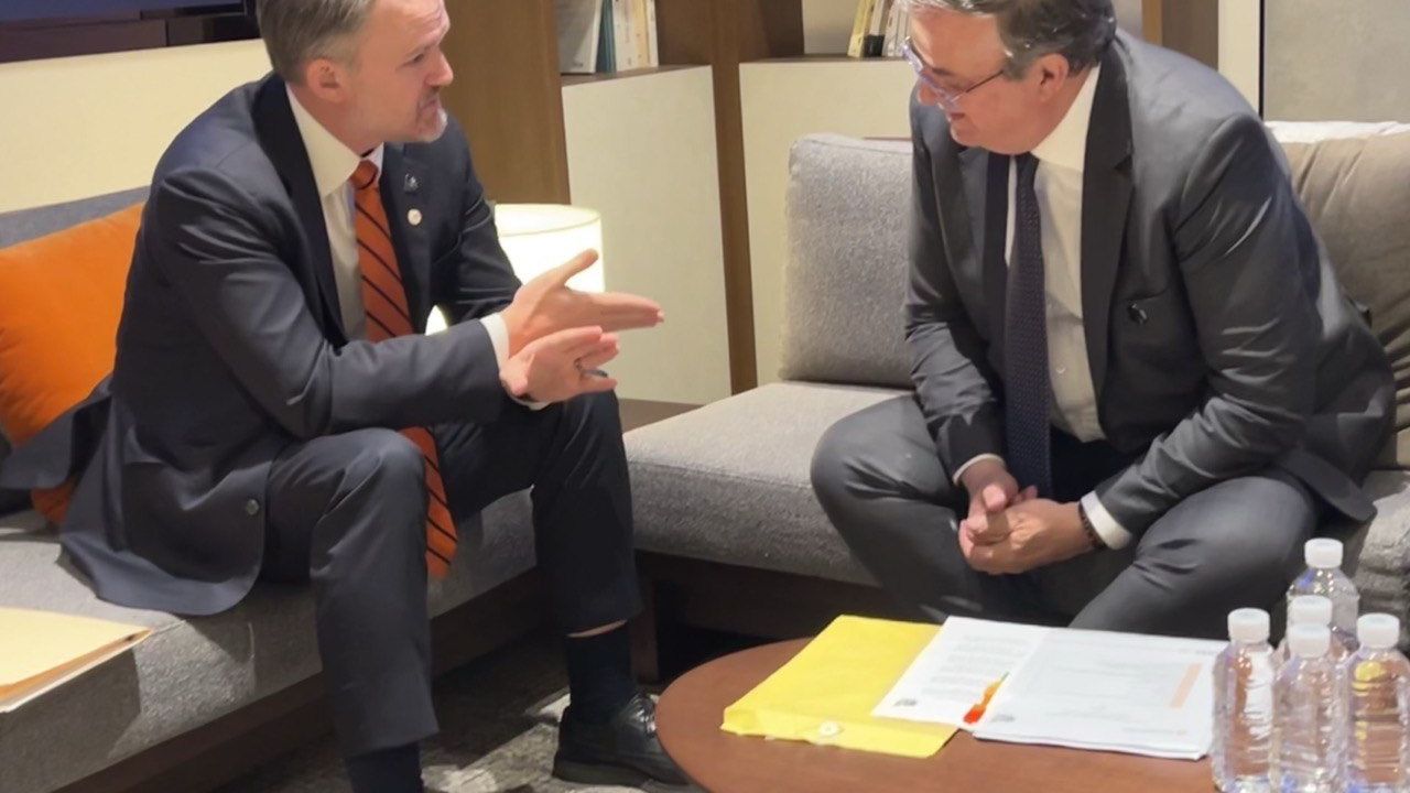 Ebrard se reúne con autoridades de EU tras acuerdo de ARANCELES entre Sheinbaum y Trump