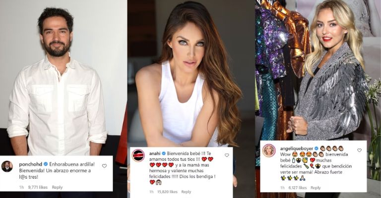 Muestras de cariño por parte de sus seguidores y colegas