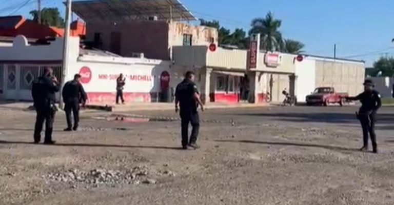 Los oficiales encuentran casquillos percutidos