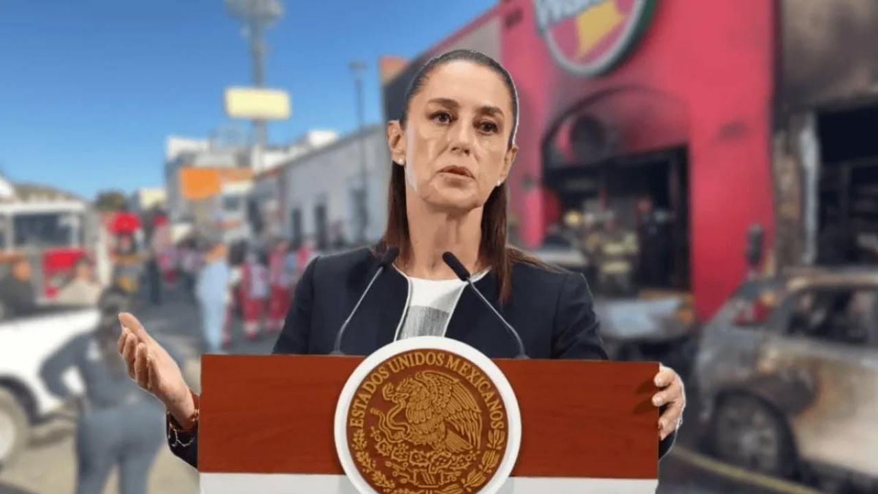 “Terrible incendio”: Sheinbaum lamenta muertes tras explosión en Waldo’s de Hermosillo, Sonora