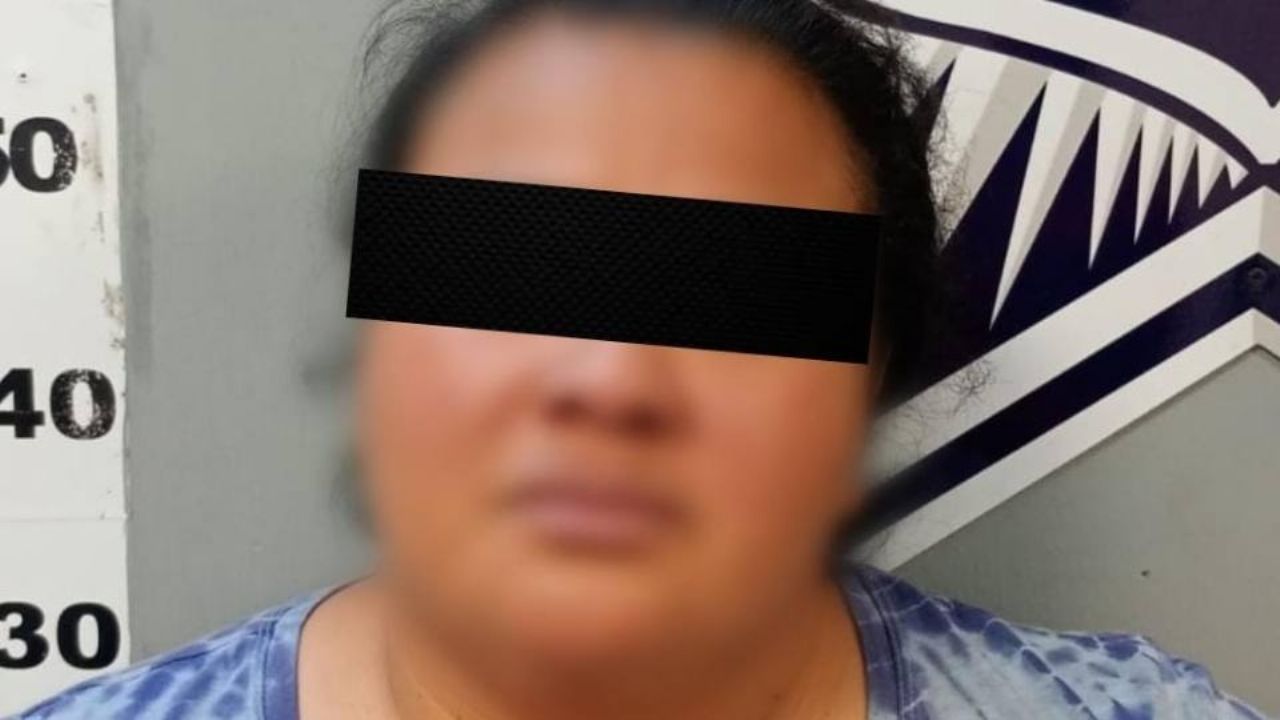 Detienen a Nancy por lastimar a policías para evitar el arresto de su hijo en Nogales, Sonora