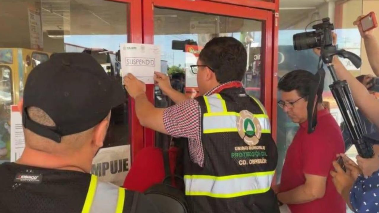 Tras explosión de Waldo’s, Protección Civil suspende tienda en Ciudad Obregón; llamaron a trabajar a puerta cerrada