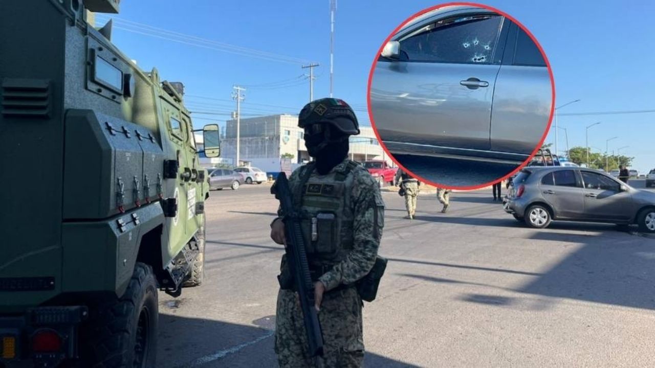 Atacan a balazos a automovilista al sur de Culiacán; se resguardó en tienda de conveniencia