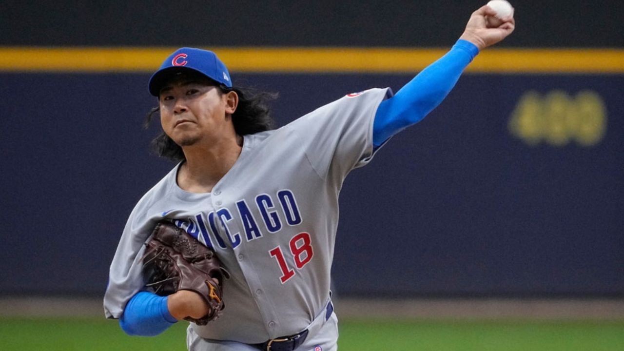 Cubs declinan opción sobre Imanaga y el japonés se convierte en agente libre