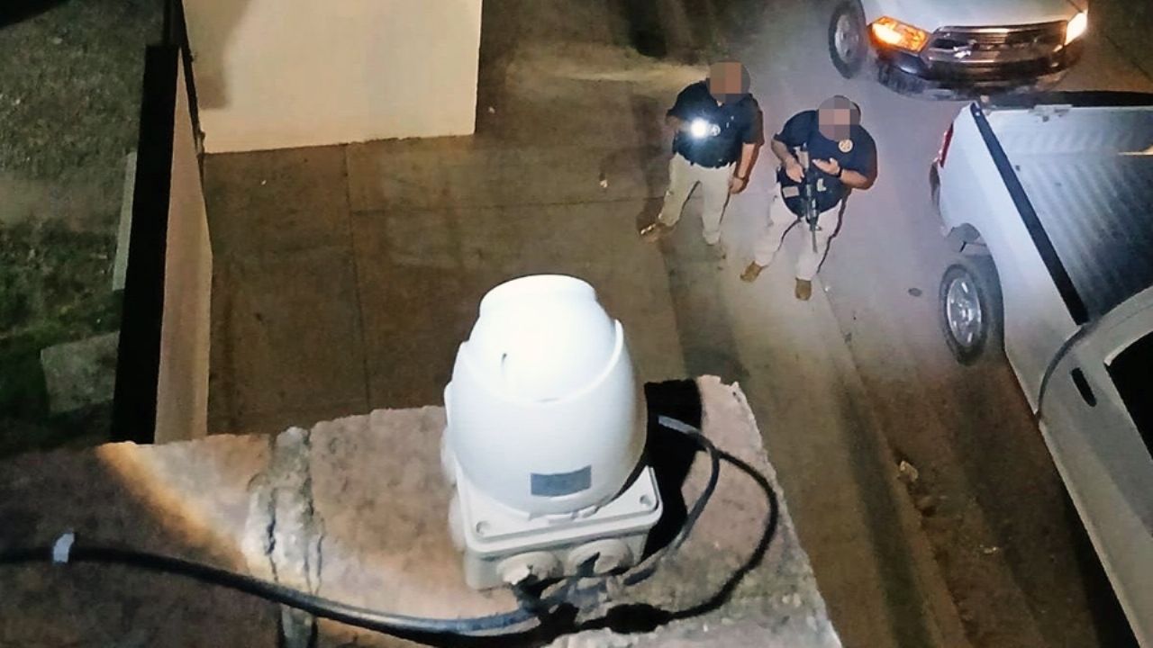 Combate al crimen organizado en Cajeme: Retiran cámaras de seguridad ilegales en Cajeme