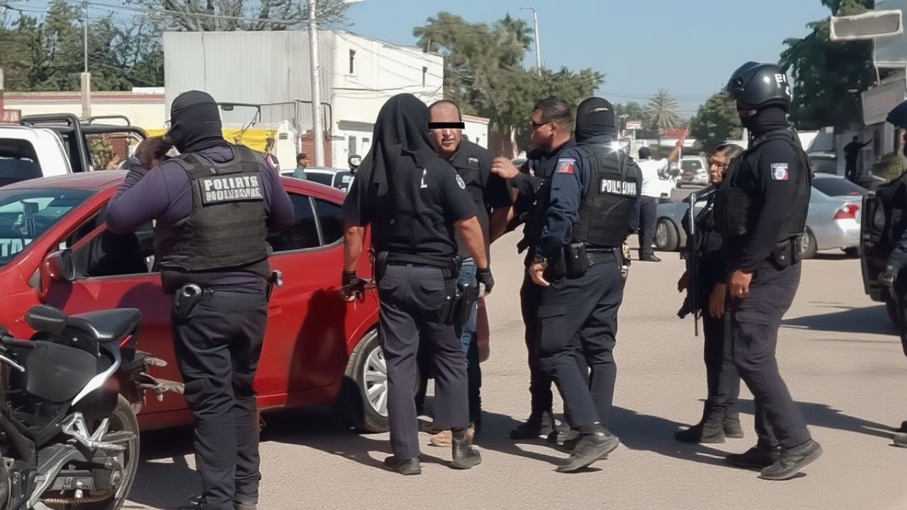 Persecución en Navojoa: Sujeto intenta huir tras ser denunciado por violentar a su pareja