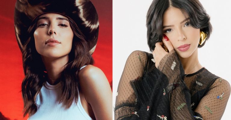 Majo Aguilar y Ángela Aguilar cantantes del regional