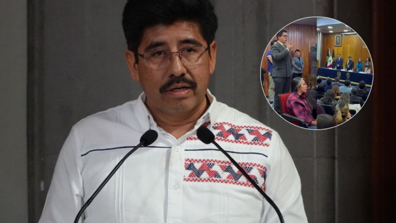 VIDEO: Jóvenes de la Facultad de Derecho reprenden a Hugo Aguilar por elección judicial