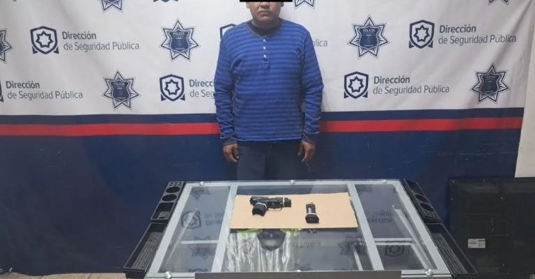 El detenido fue identificado como Ricardo 'N', de 32 años de edad.