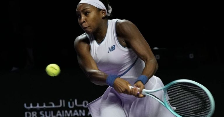 Gauff no pudo mantener su juego y fue eliminada
