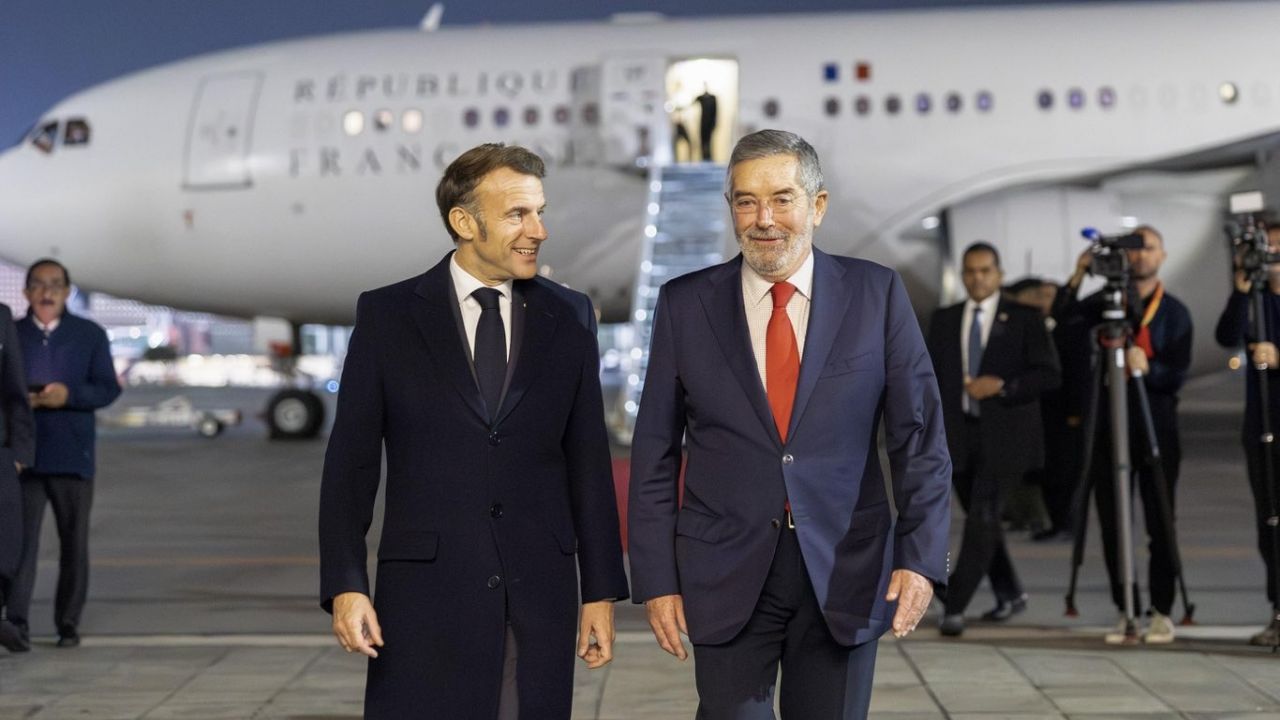 Emmanuel Macron llega a México: Así será su reunión con Claudia Sheinbaum en Palacio Nacional