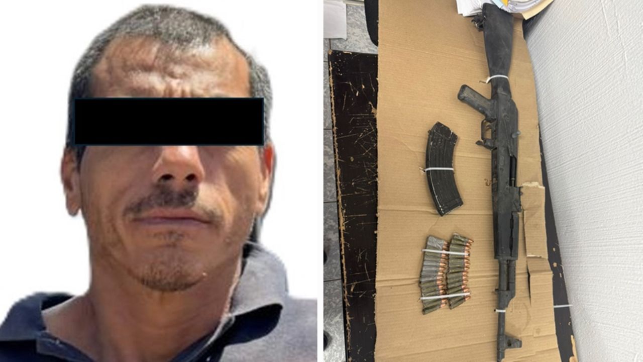 Dictan sentencia a sicario detenido en Ciudad Obregón; fue sorprendido con fusil de asalto