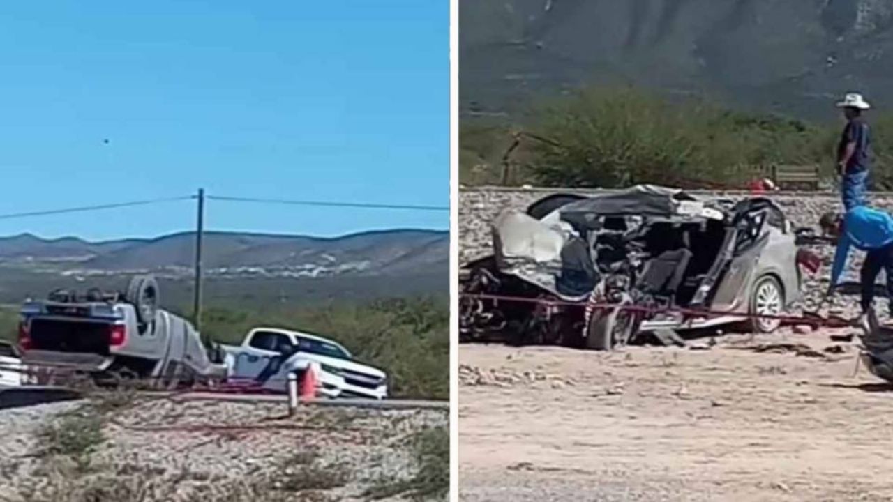 Tesorera municipal muere en trágico accidente carretero en Nuevo León; hay dos heridas