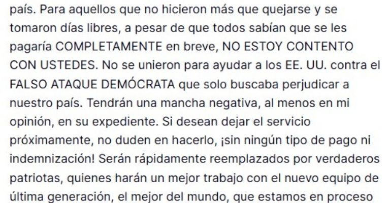 Trump presiona a controladores aéreos