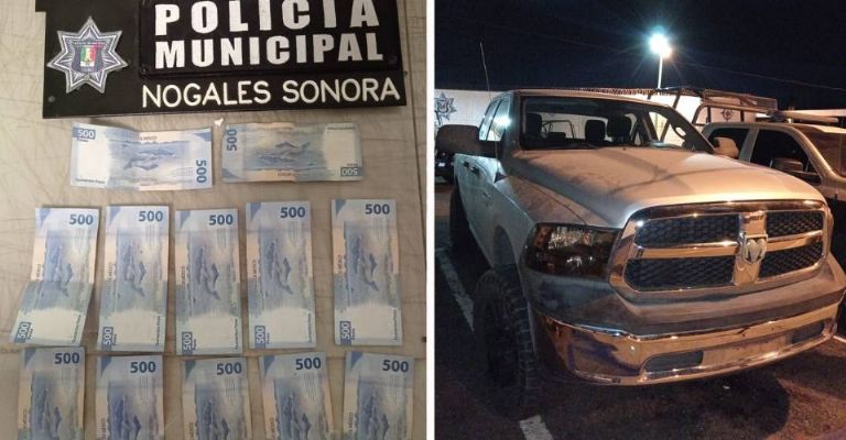 Indicios asegurados durante la detención de Ricardo 'N'.