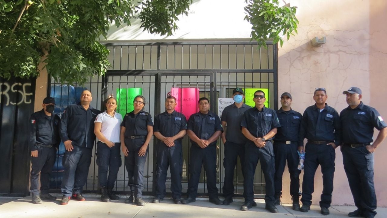 Guardias del Itama en Cócorit se manifiestan tras cierre; temen por sus empleos y pagos